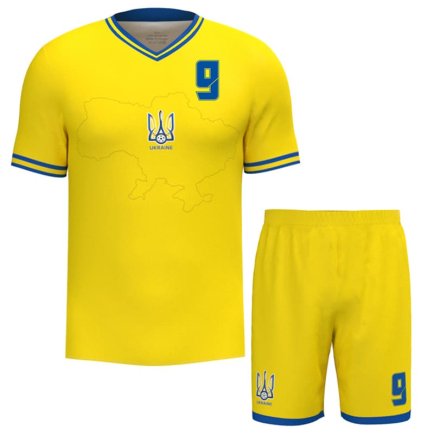 Футбольная форма Украина Яремчук 9 (Yaremchuk 9 Ukraine) 2023-2024 игровая/повседневная 13225503 цвет: желтый