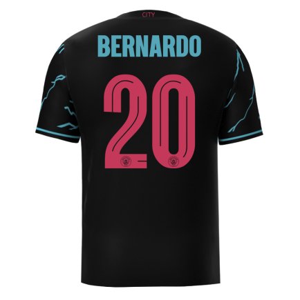 Новая Футбольная форма Манчестер Сити Бернардо 20 (Manchester City Bernardo 20) 2023-2024 игровая/повседневная 13225901 цвет: черный