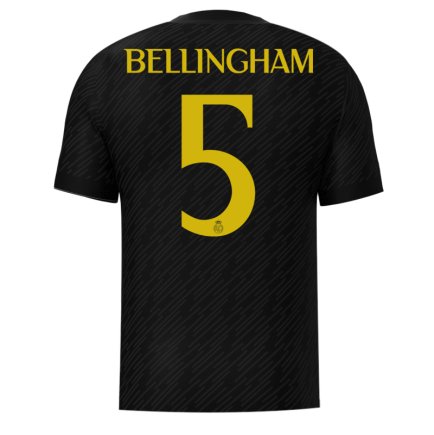 Новая Футболка Реал Мадрид Беллингем 5 (Bellingham 5) 2023-2024 игровая/повседневная 13227501 цвет: черный