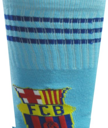 Гетры футбольные детские Барселона Barcelona цвет: голубой