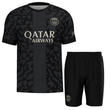 Футбольная форма ПСЖ Заири-Эмери 11 (PSG Zaïre-Emery 11) 2023-2024 игровая/повседневная 13229601 цвет: черный