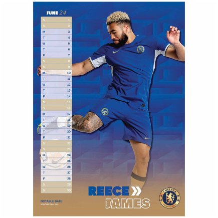 Календар Челсі FC Chelsea А3 2024