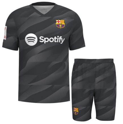 Новая Вратарская футбольная форма Барселона Тер Стеген 1 (Barcelona Ter Stegen 1) 2023-2024 игровая/повседневная 14221501 цвет: черный