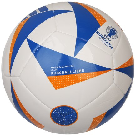М'яч футбольний Adidas EURO24 Fussballiebe 2024 Club IN9371 розмір 5