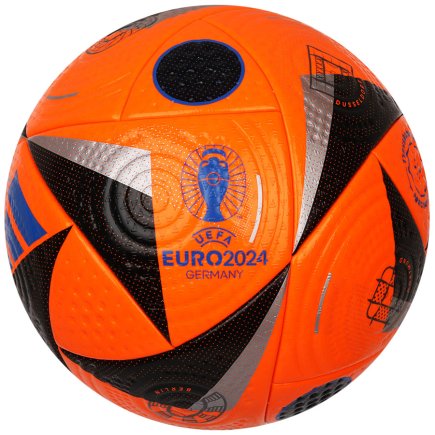 Мяч футбольный Adidas Euro24 Pro Winter Fussballliebe IN9382 размер 5 - Официальная Продукция