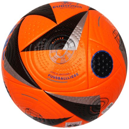 Мяч футбольный Adidas Euro24 Pro Winter Fussballliebe IN9382 размер 5 - Официальная Продукция