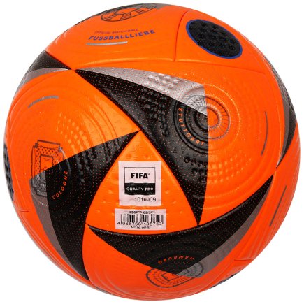 Мяч футбольный Adidas Euro24 Pro Winter Fussballliebe IN9382 размер 5 - Официальная Продукция