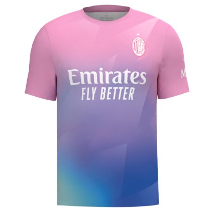 Новая Футболка Milan (Милан) 2023-2024 игровая/повседневная 14225209 цвет: розовый