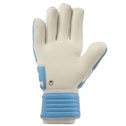 Вратарские перчатки Uhlsport TIGHT ABSOLUTGRIP HN 101103701 цвет: голубой/белый