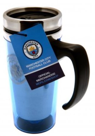 Термокружка Манчестер Сити Manchester City F.C. 450 мл цвет: голубой