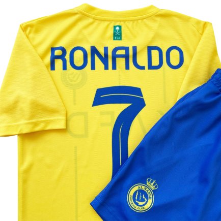 Новая Футбольная форма Аль-Наср Рональдо (Al Nassr Ronaldo) 2023-2024 игровая/повседневная 14224603 цвет: желтый