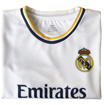 Новая Футболка Real Madrid (Реал Мадрид) 2023-2024 игровая/повседневная 11227110 цвет: белый