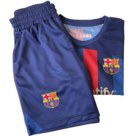 Футбольная форма Barcelona (Barca, Барса) 2022-2023 игровая/повседневная 10220812 цвет: темно-синий