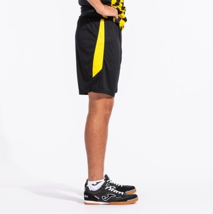 Шорты игровые Joma GLASGOW 102975.109 цвет: черный/желтый