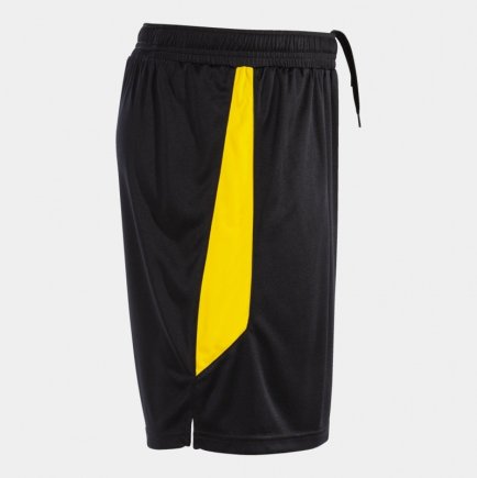 Шорты игровые Joma GLASGOW 102975.109 цвет: черный/желтый