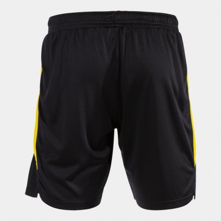 Шорты игровые Joma GLASGOW 102975.109 цвет: черный/желтый