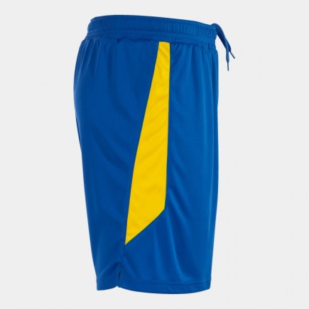 Шорты игровые Joma GLASGOW 102975.709 цвет: синий/желтый