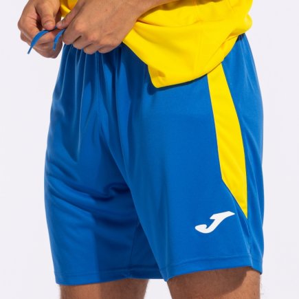 Шорты игровые Joma GLASGOW 102975.709 цвет: синий/желтый