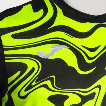Футболка ігрова Joma LION II 103729.121 колір: чорний/жовтий