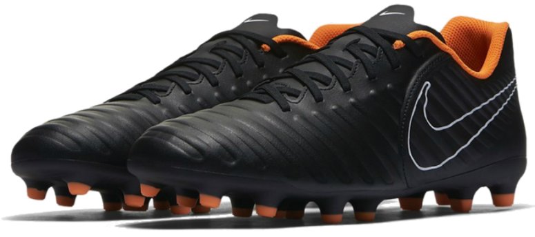 Бутсы Nike TIEMPO LEGEND 7 CLUB FG AH7251-080 цвет: черный (официальная гарантия)