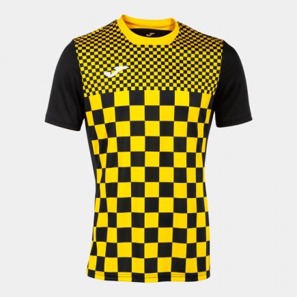Футболка игровая Joma FLAG III 103157.109 цвет: черный/желтый