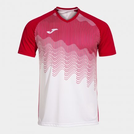 Футболка ігрова Joma TIGER VI 103679.206 колір: червоний/білий