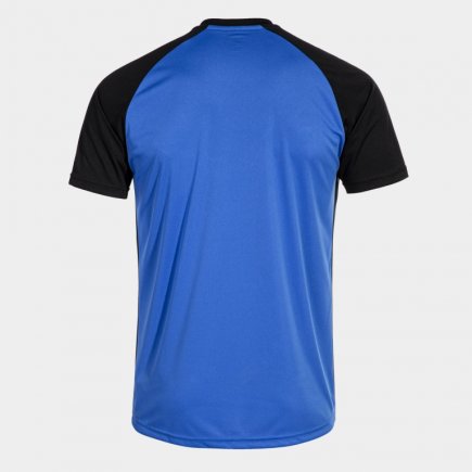 Футболка ігрова Joma TIGER VI 103679.701 колір: чорний/блакитний