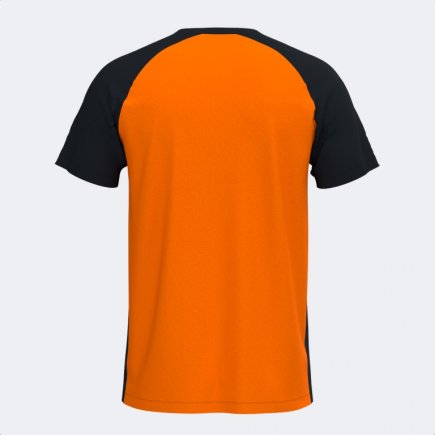 Футболка ігрова Joma TIGER VI 103679.881 колір: чорний/оранжевий