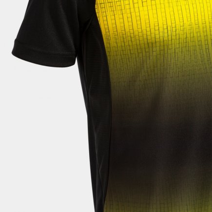 Футболка игровая Joma TIGER V 103235.109 цвет: черный/желтый