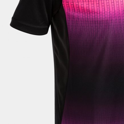Футболка ігрова Joma TIGER V 103235.118 колір: рожевий/чорний