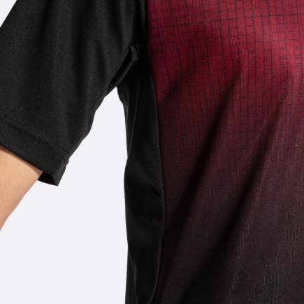 Футболка ігрова Joma TIGER V 103235.115 колір: бордовий/чорний