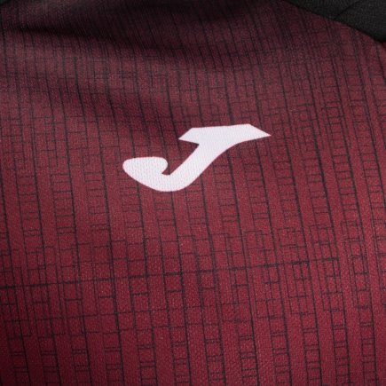 Футболка ігрова Joma TIGER V 103235.115 колір: бордовий/чорний