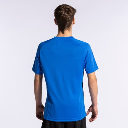 Футболка игровая Joma TIGER V 103235.701 цвет: синий/черный