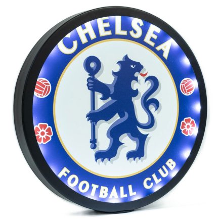 Металлический светодиодный логотип Chelsea FC