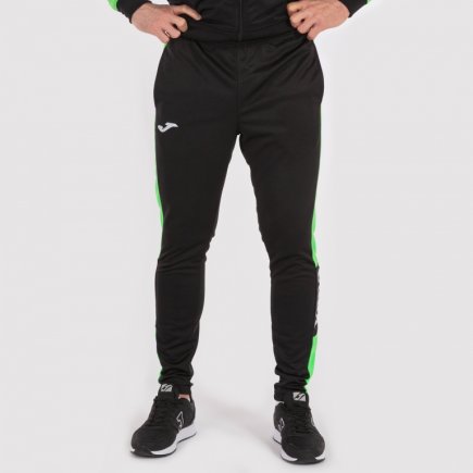 Спортивные штаны Joma Champion IV 100761.117 цвет: черный/салатовый