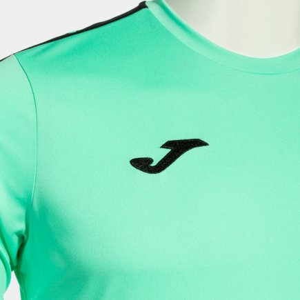 Футболка Joma MANGA CORTA OLIMPIADA 103245.422 колір: ментоловий/чорний