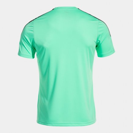 Футболка Joma MANGA CORTA OLIMPIADA 103245.422 колір: ментоловий/чорний
