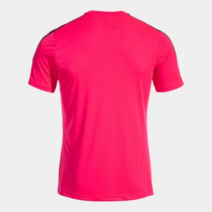 Футболка Joma MANGA CORTA OLIMPIADA 103245.501 колір: рожевий/чорний