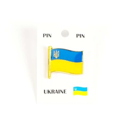 Значок металлический Флаг Украины