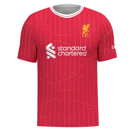 Футболка Ливерпуль М. Салах 11 (Liverpool M. Salah 11) 2024-2025 игровая/повседневная 15220102 цвет: красный