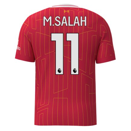 Футболка Ливерпуль М. Салах 11 (Liverpool M. Salah 11) 2024-2025 игровая/повседневная 15220102 цвет: красный