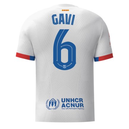 Футболка Барселона Гави 6 (Barcelona Gavi 6) 2023-2024 игровая/повседневная 12226910 цвет: белый