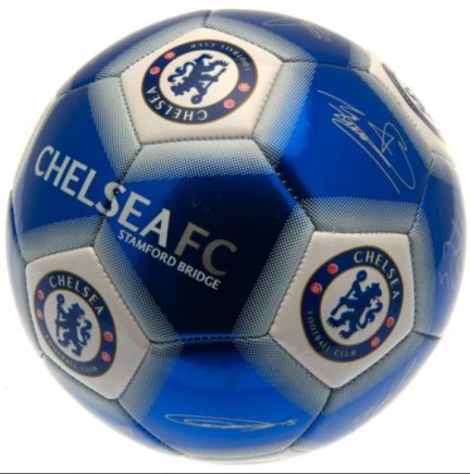 Мяч сувенирный Челси Chelsea F.C. с автографами