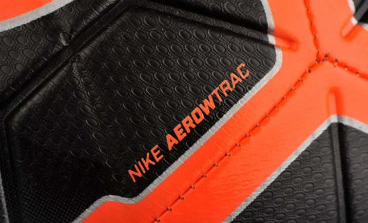Мяч футбольный Nike STRIKE SC3147-010 размер 5 цвет: чёрный/оранжевый (официальная гарантия)