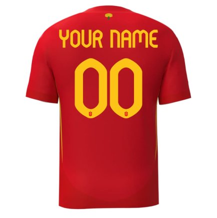 Футболка сборная Испании Чемпионат Мира (World Cup 2024) игровая/повседневная 15220702 цвет: красный