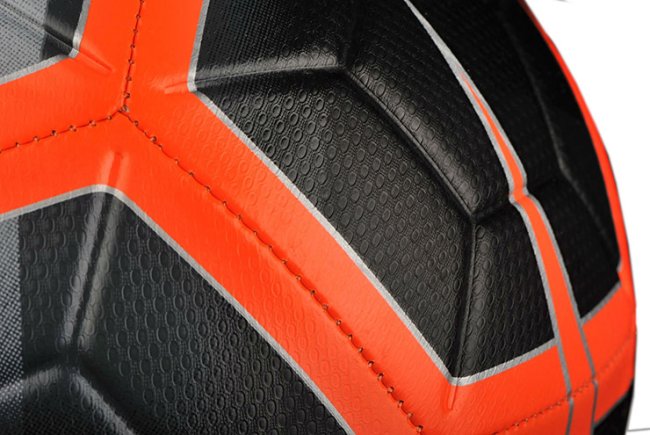 Мяч футбольный Nike STRIKE SC3147-010 размер 4 цвет: чёрный/оранжевый (официальная гарантия)