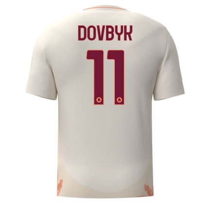 Новая Футболка Рома Довбик 11 (Roma Dovbyk 11) 2024-2025 игровая/повседневная 15222110 цвет: белый