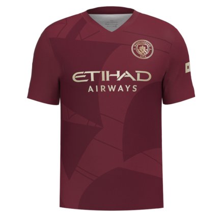 Футболка Манчестер Сити Бернарду 20 (Manchester City Bernardo 20) 2024-2025 игровая/повседневная 15229316 цвет: бордовый