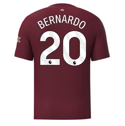 Футболка Манчестер Сити Бернарду 20 (Manchester City Bernardo 20) 2024-2025 игровая/повседневная 15229316 цвет: бордовый