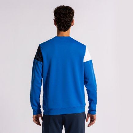Толстовка Joma Crew V 103085.703 цвет: синий/темно-синий